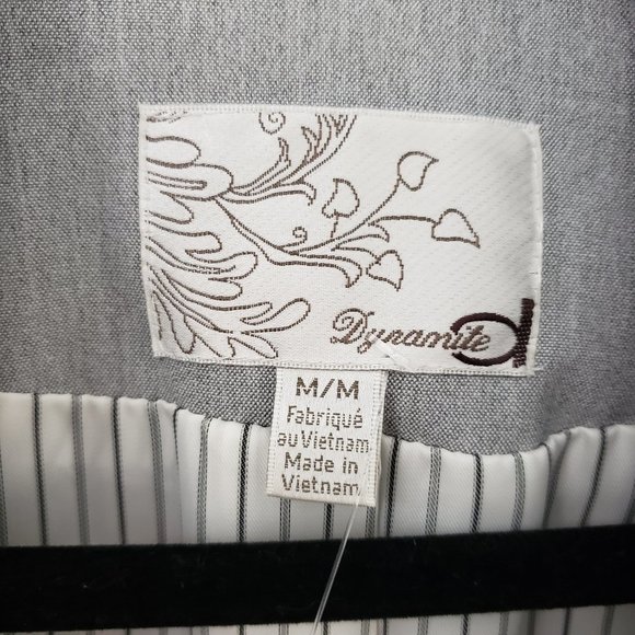 Dynamite Grey Boyfriend Blazer Size M - Picture 10 of 11